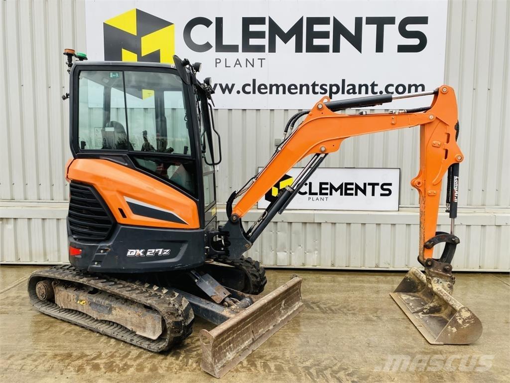 Doosan DX27Z Mini Escavadoras <7t