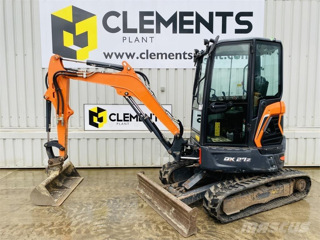 Doosan DX27Z Mini Escavadoras <7t