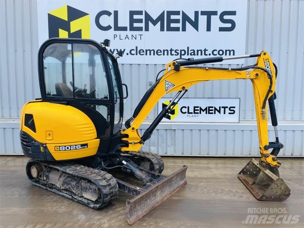 JCB 8026CTS Mini Escavadoras <7t