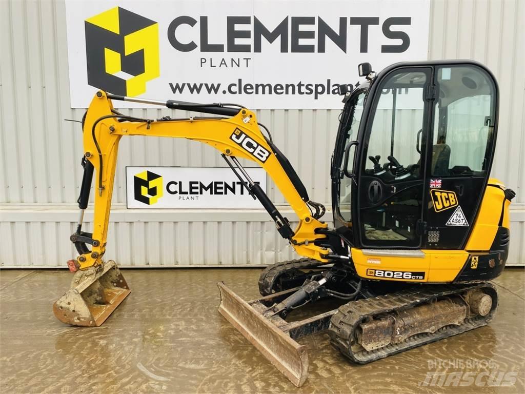 JCB 8026CTS Mini Escavadoras <7t