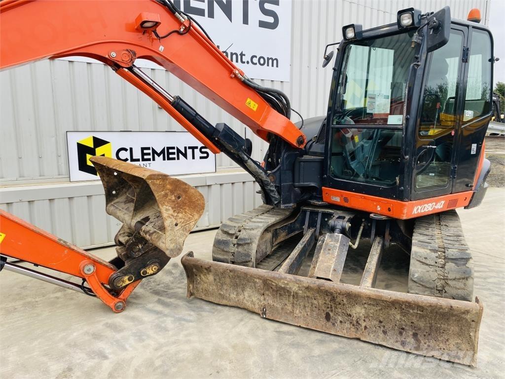Kubota KX080-4a Escavadoras Midi 7t - 12t