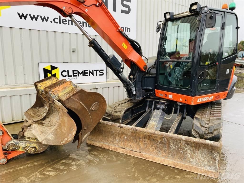 Kubota KX080-4a Escavadoras Midi 7t - 12t