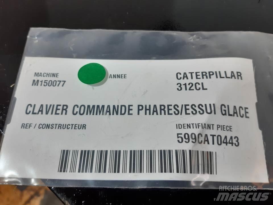 CAT 312CL Cabines e interior máquinas construção