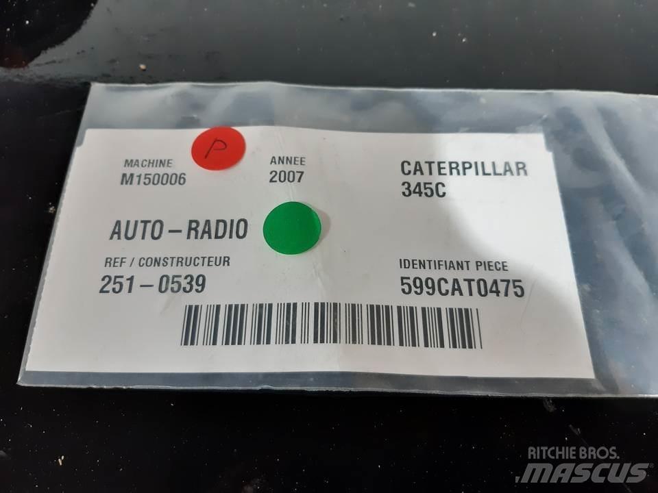 CAT 345C Cabines e interior máquinas construção