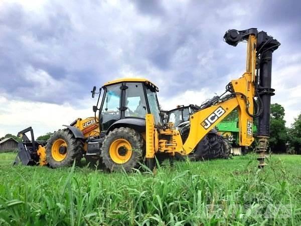 JCB 4CX +Piling Master Retroescavadoras