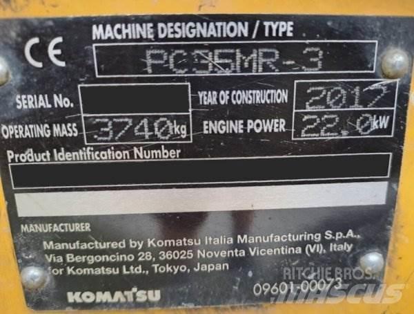 Komatsu PC 35 MR-3 Mini Escavadoras <7t