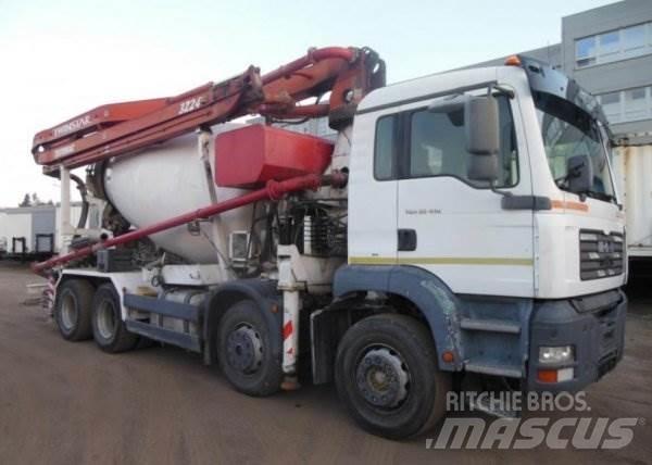 MAN TGA 35.410 +Sermac Camiões bomba Betão