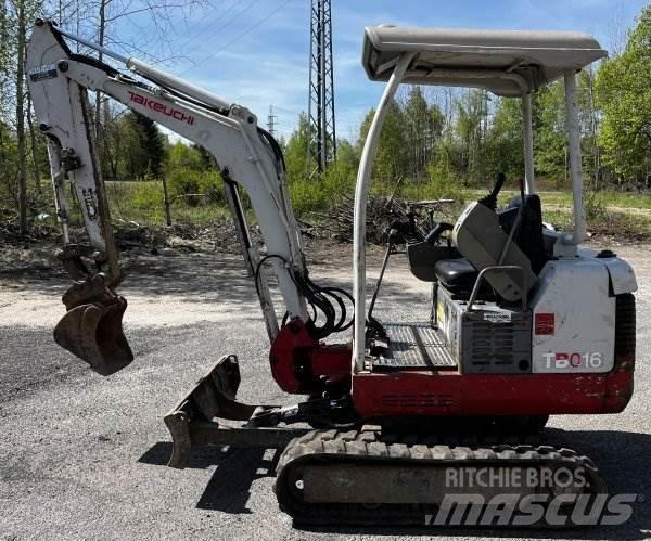 Takeuchi TB 016 Mini Escavadoras <7t