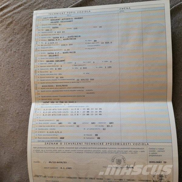 Tatra 815 Camiões basculantes