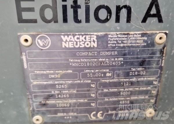 Wacker Neuson DW 90 Camiőes dumper basculantes rígidos