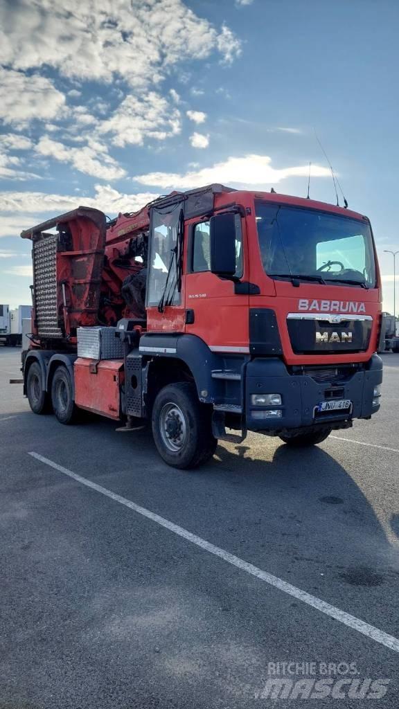 MAN TGS 26.540 6X6 Estilhaçadoras florestais