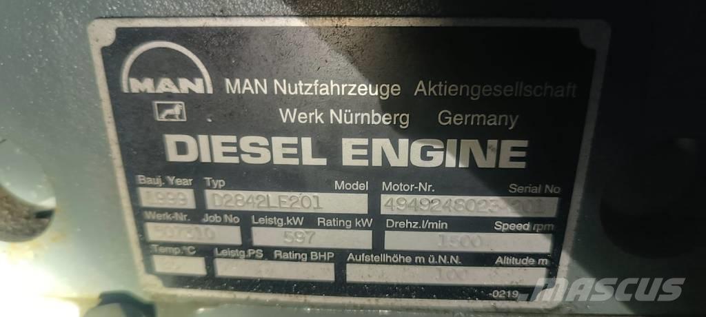 MAN D 2842 LE 201 Geradores Diesel