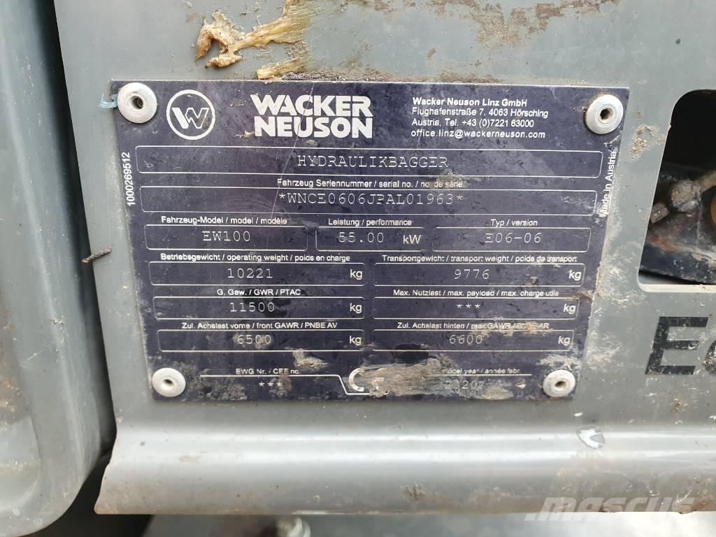 Wacker Neuson EW100 Escavadoras de rodas