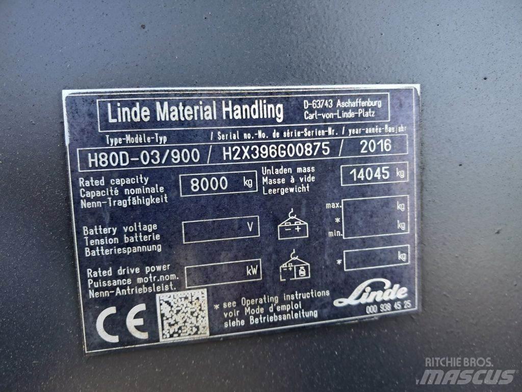 Linde H80D-03/900 Empilhadores Diesel