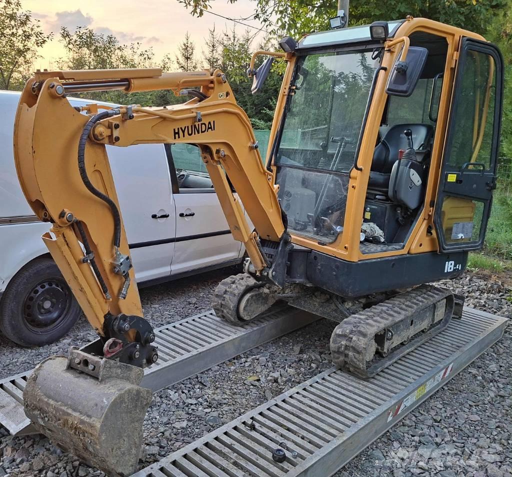 Hyundai R18-9 Mini Escavadoras <7t