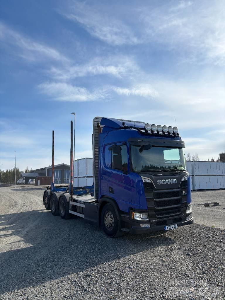 Scania R 650 Camiões de transporte de troncos