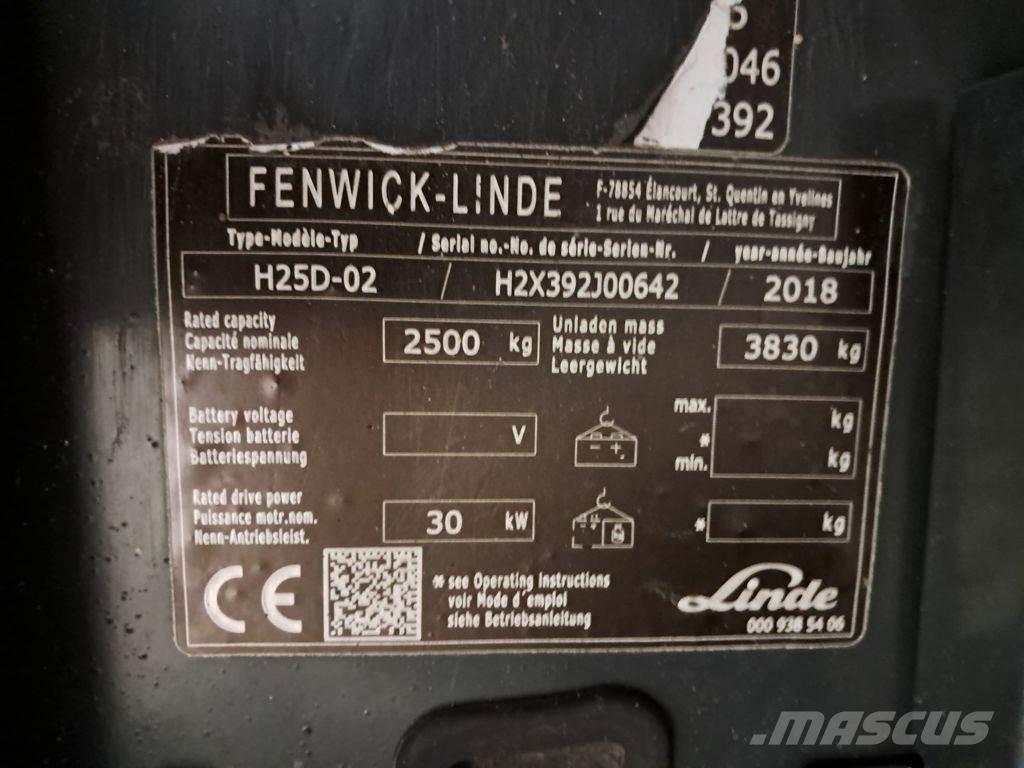 Linde H25D-02 Empilhadores Diesel