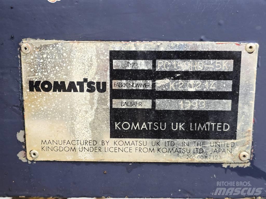 Komatsu PC 150 HD-5K Escavadoras de rastos