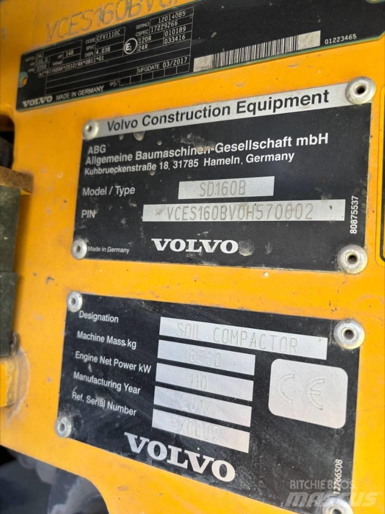 Volvo SD 160 B Cilindros Compactadores monocilíndricos
