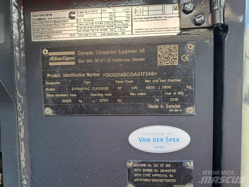 Dynapac CA3500D Cilindros Compactadores monocilíndricos