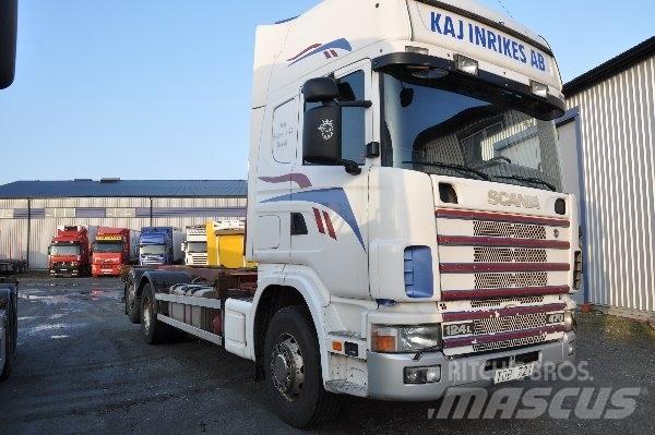 Scania 124 6X2 470 Camiões porta-contentores