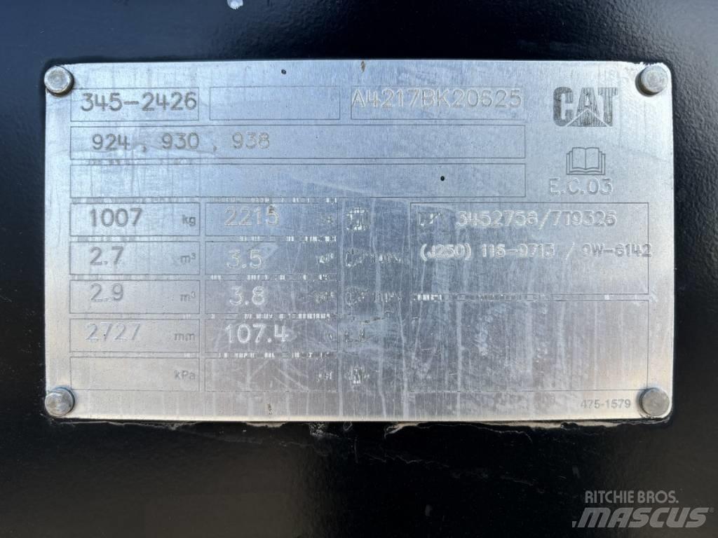 CAT 924 930 938 Outros componentes