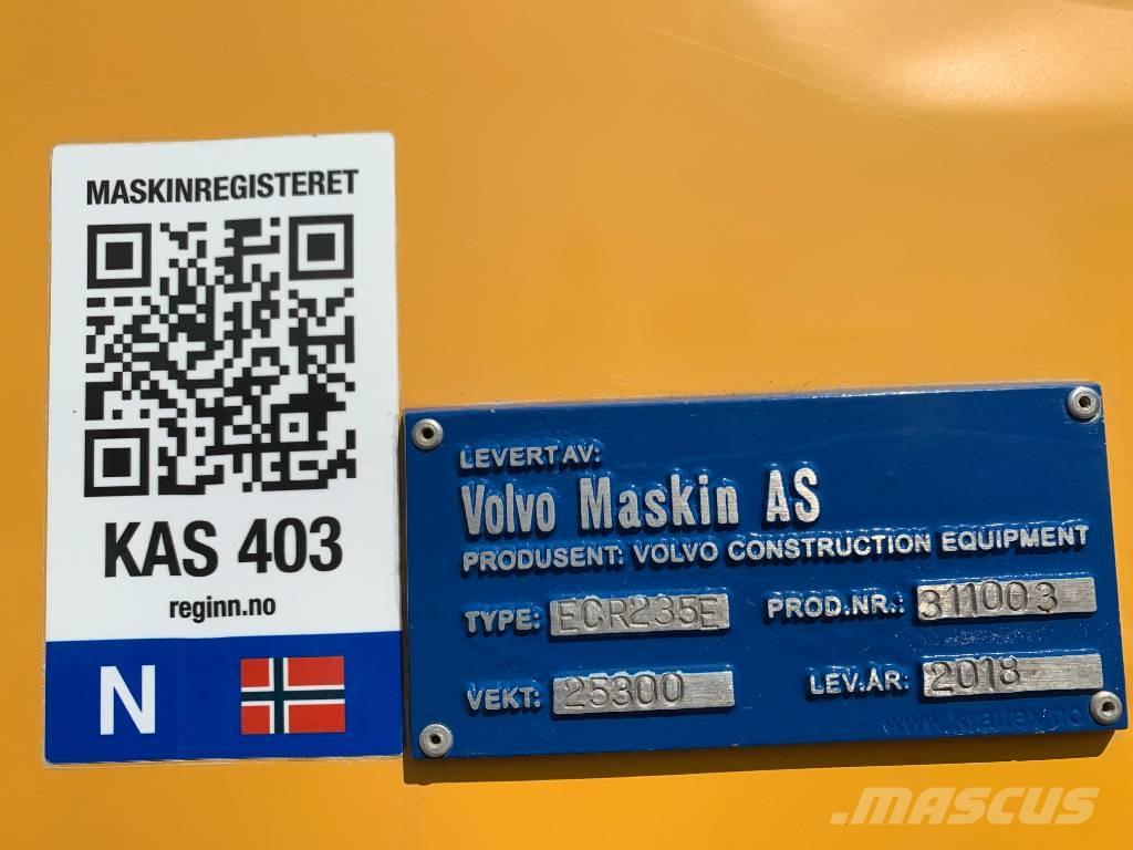 Volvo ECR235EL Escavadoras de rastos