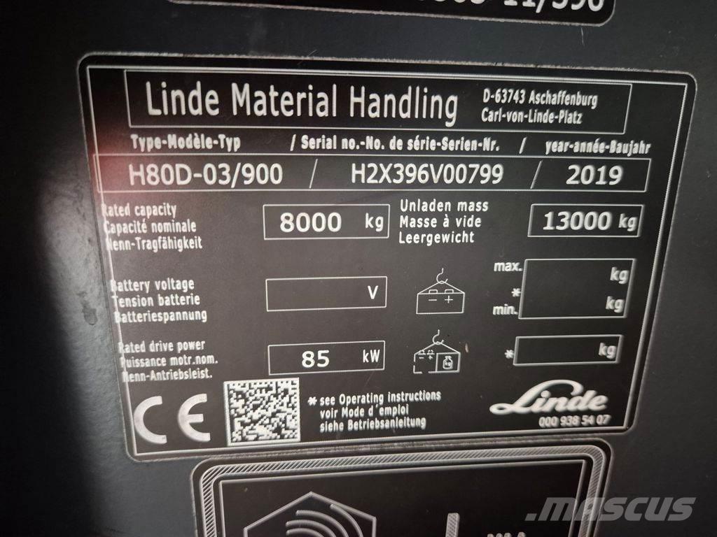 Linde H80D-03/900 Empilhadores Diesel
