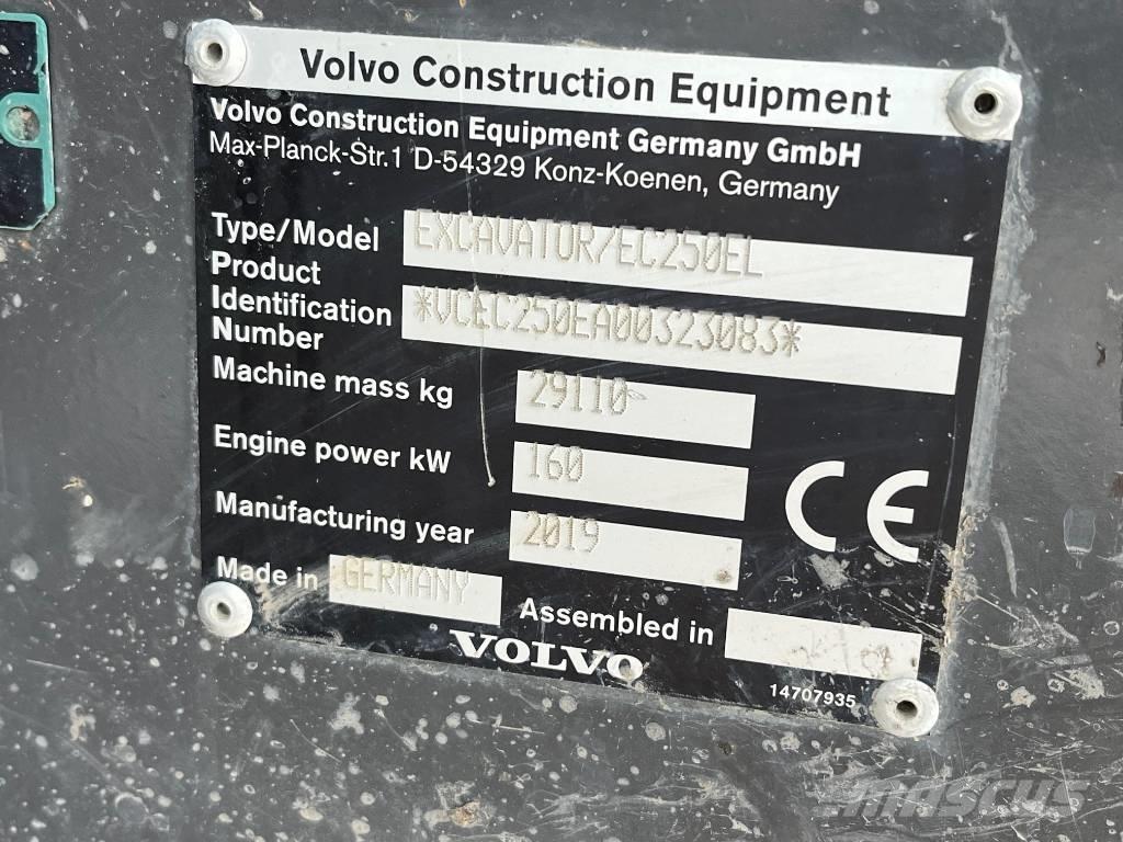 Volvo EC 250 EL Escavadoras de rastos