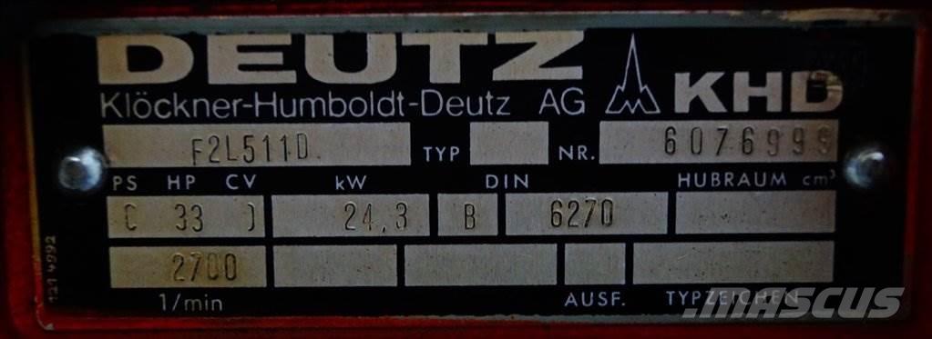 Deutz AG F2L511D Motores