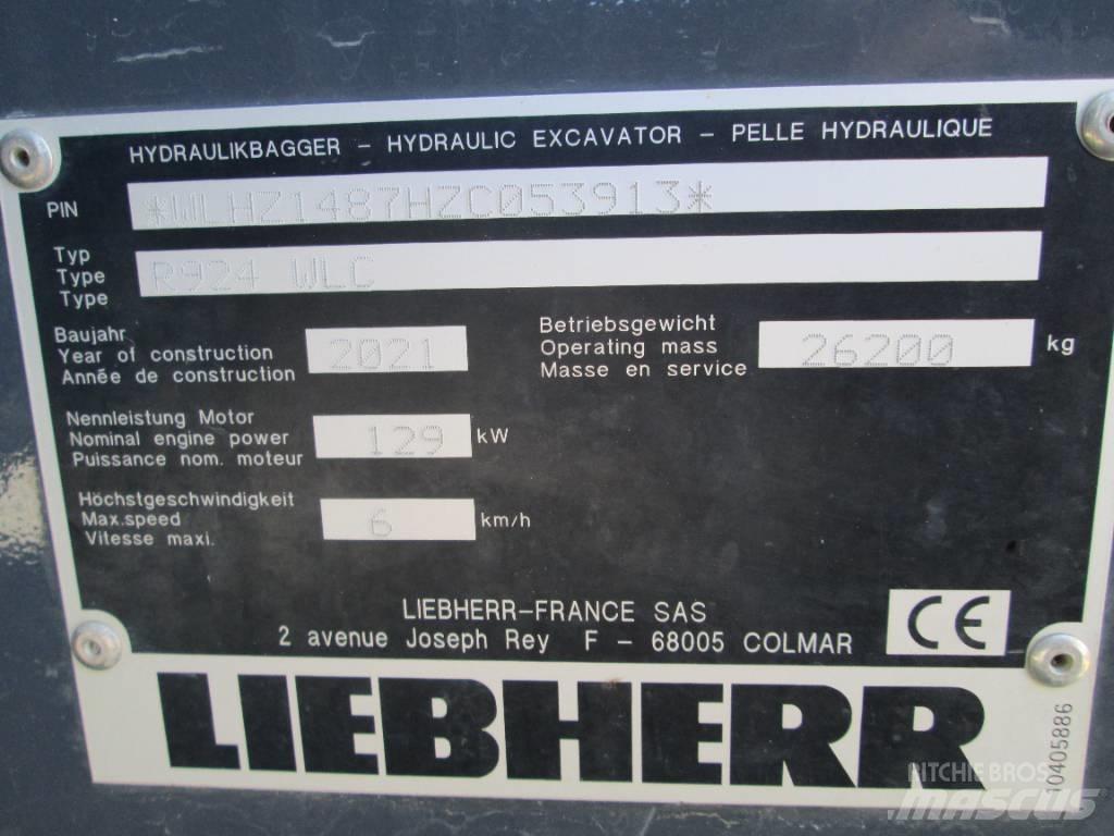 Liebherr R 924 G8 Escavadoras de rastos
