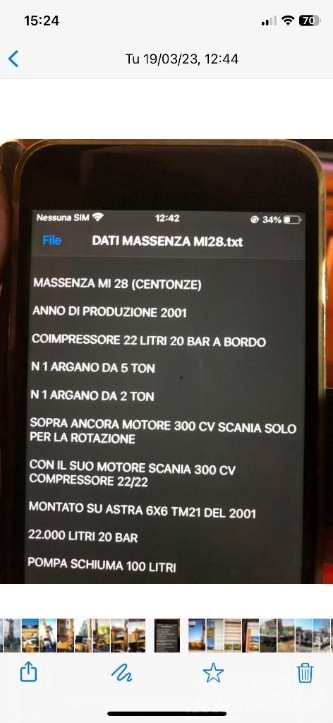 Massenza Mi 28 Perfuradoras de furos de água