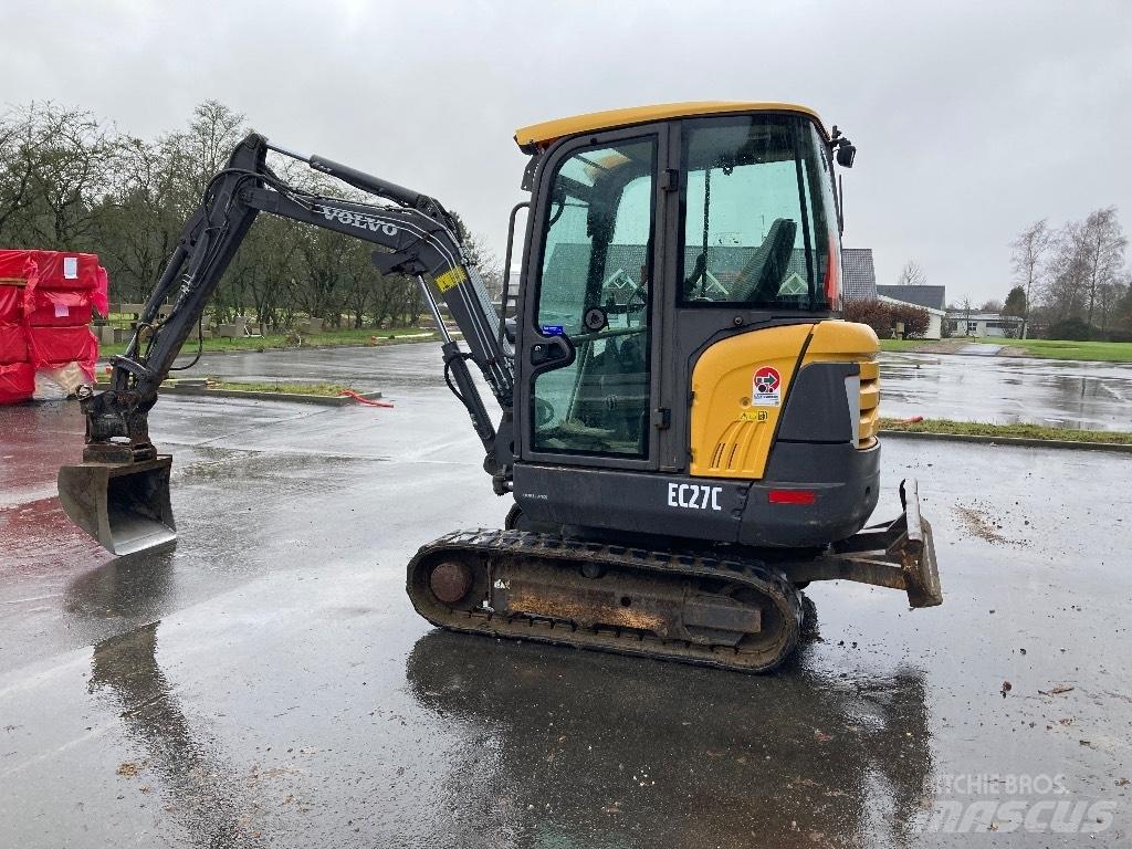 Volvo Ec27 Mini Escavadoras <7t