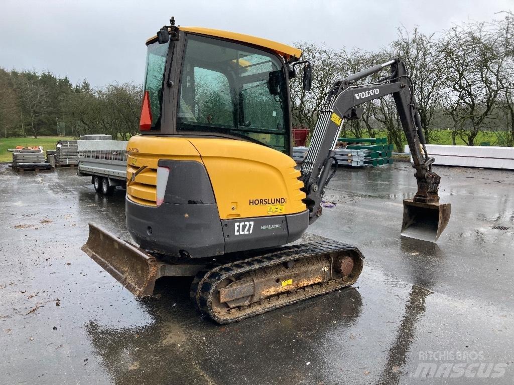 Volvo Ec27 Mini Escavadoras <7t