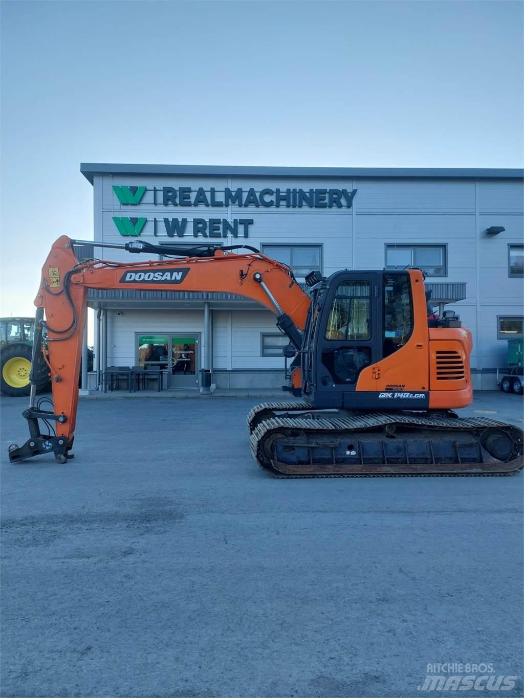 Doosan DX 140LCR 7 Escavadoras de rastos