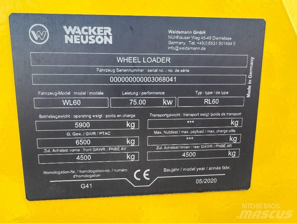 Wacker Neuson WL60 Pás carregadoras de rodas