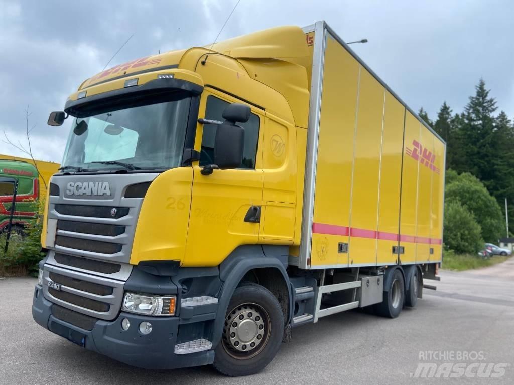 Scania R 490 LB Camiões de caixa fechada