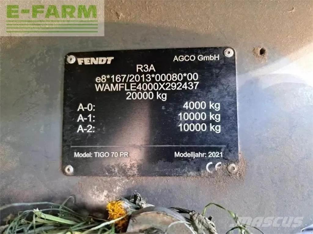 Fendt tigo 70 pr Outros Semi Reboques