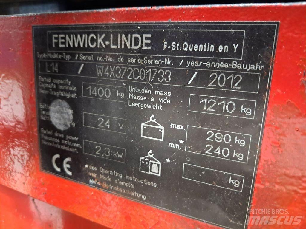 Linde L14 Empilhador para operador externo