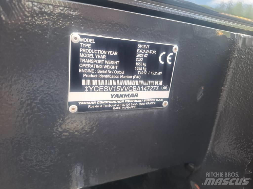 Yanmar SV 15 VT Mini Escavadoras <7t
