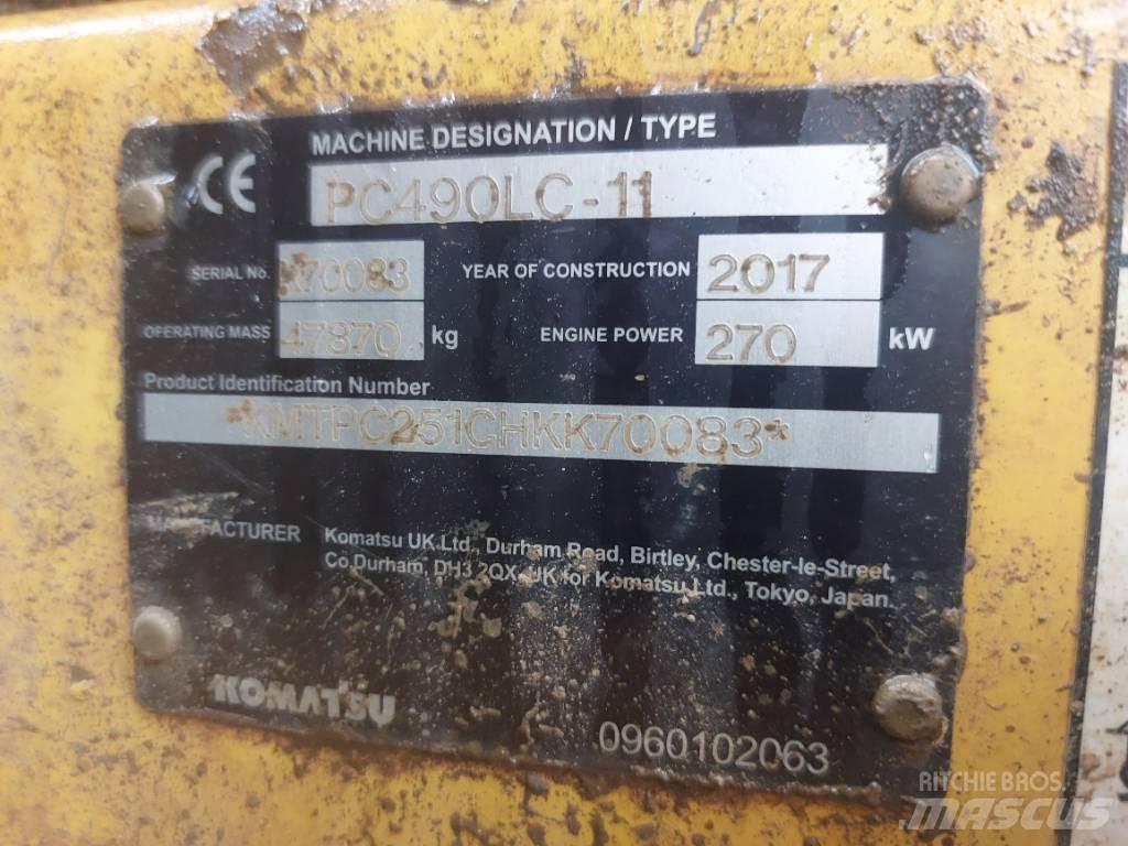 Komatsu PC490LC-11 Escavadoras de rastos