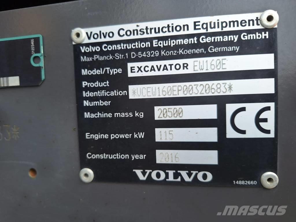 Volvo EW 160 E Escavadoras de rodas