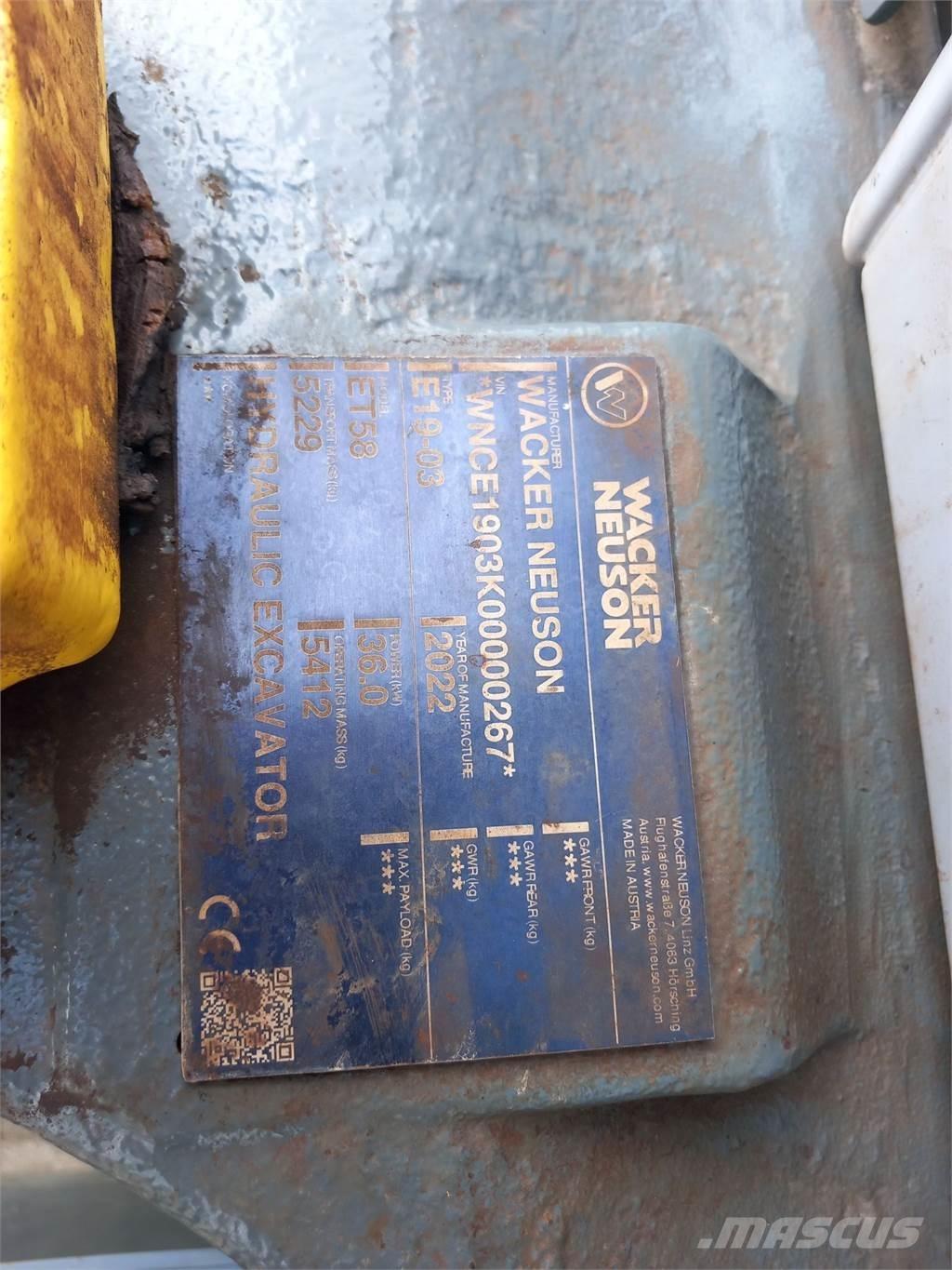 Wacker Neuson ET58 Escavadoras de rastos