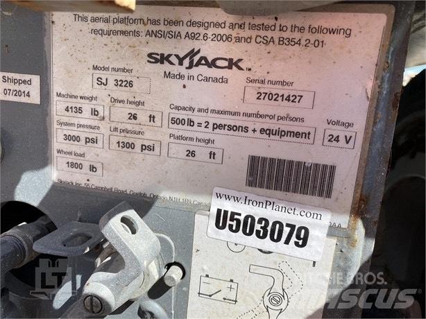 SkyJack SJ III 3226 Elevadores de tesoura