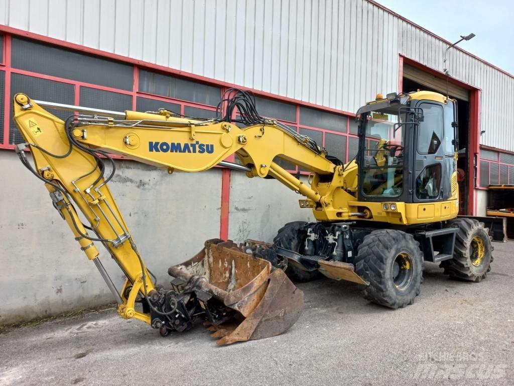 Komatsu PW 98 MR Escavadoras de rodas