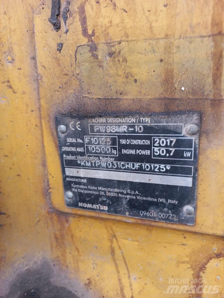 Komatsu PW 98 MR Escavadoras de rodas
