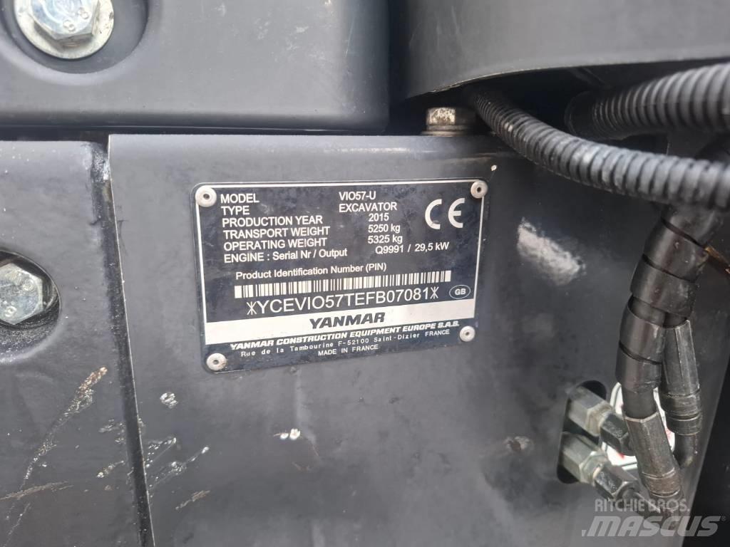 Yanmar Vio 57-U Mini Escavadoras <7t