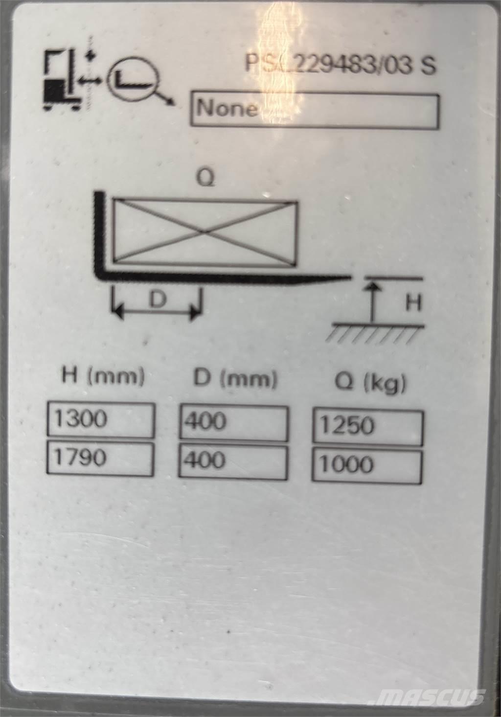 Atlet PSL125 Empilhador para operador externo