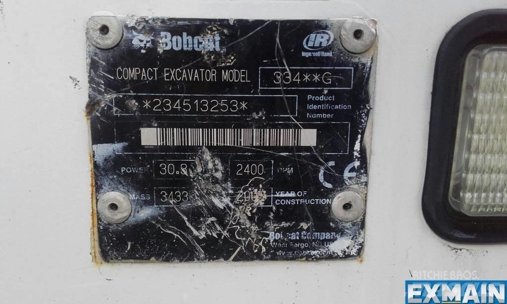 Bobcat 334 G Mini Escavadoras <7t