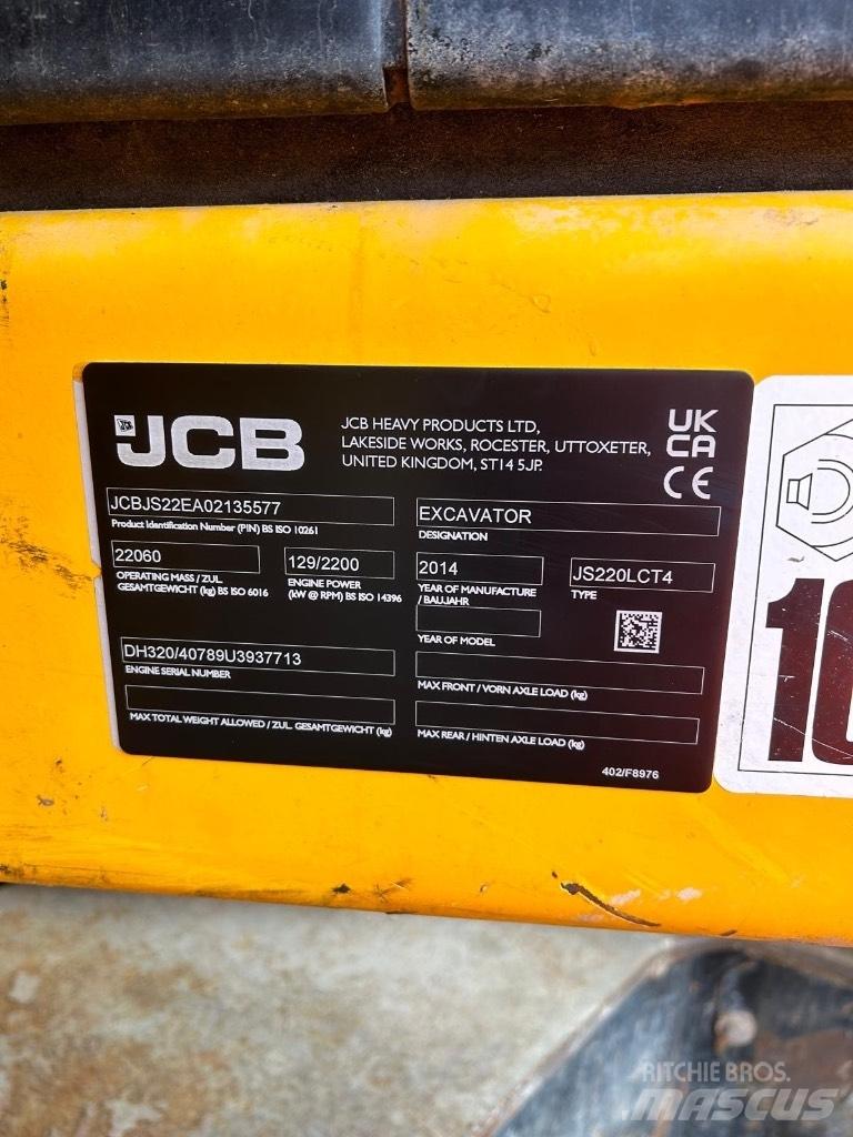 JCB JS 220 LC Escavadoras de rastos